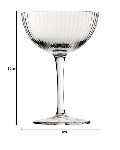 Hayworth Deep Coupe 8oz (23cl), Colorless, 7 cm x 15 cm - Image 3