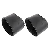 FONDOTIN 2 Stück Faltleiter Gummifüße PVC Schutzkappen Rutschfest Dicke Leiterfußabdeckungen...