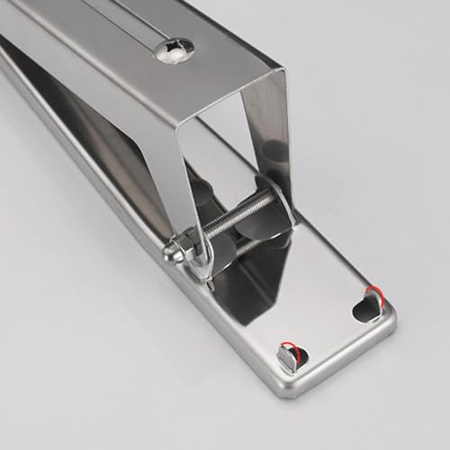 Soporte microondas pared estante extensible acero inoxidable cocina 7