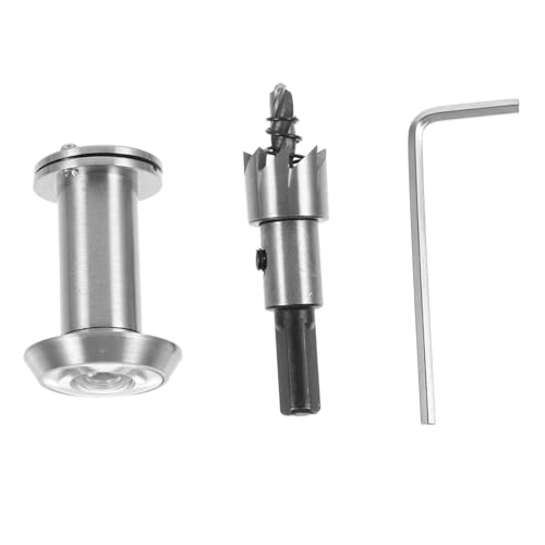 Kit de Mirilla de Seguridad LIFKOME con Cubierta para Puerta - Acero Inoxidable Resistente miniatura 1