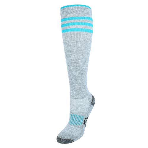 Women's Tall Boot Socks (2 Pair Pack), Large, Grey