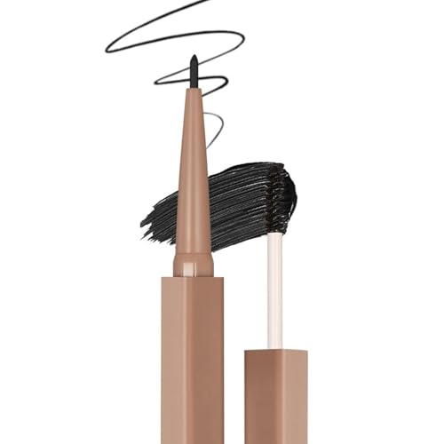 Lápiz de cejas de doble extremo y gel de tinte para cejas de larga duración, maquillaje de cejas para mujeres
