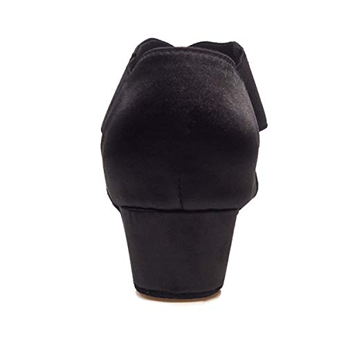 Low Heel Women Ballroom Dance Shoes Salsa Batchata Social Beginner Practice Wedding Dancing 1.5in Heels YT044