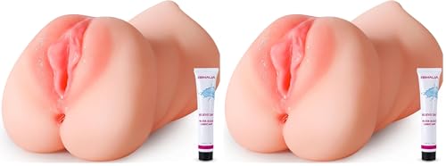 Image of ZEMALIA 3 in 1 Pocket Pussy Male Masturbator Sex Toys for Men, 3D Textured Sex Doll with Sexy Mouth Realistic Vagina Tight Anus, Mens Stroker Adult Toy for Man Masturbation (Pack of 2)