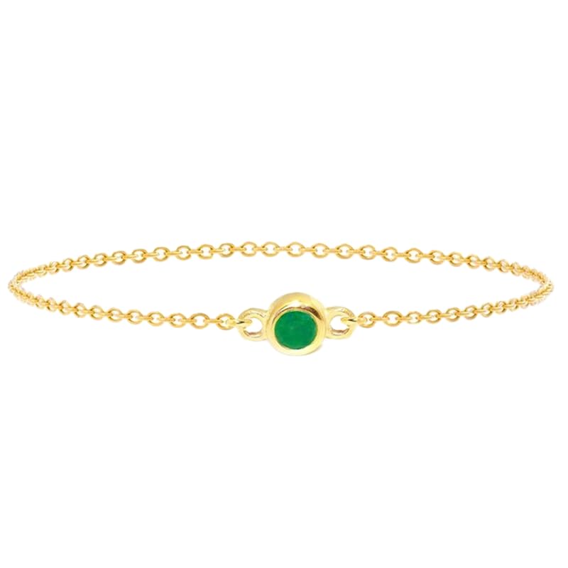 Bague émeraude verte et diamants, le cadeau idéal en argent 925 doré