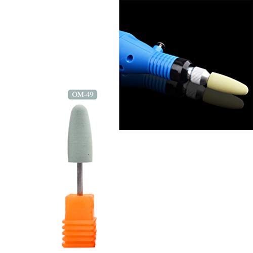 FRCOLOR Nagelfräser Aufsatz Silikon Nagel Schleifen Kopf zum Polieren für Elektrische Maniküre Maschine (OM49) – Bild 8