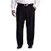 Price comparison product image Haggar Men's B&t Work to Weekend Pro Relaxed Fit Pleat Front Pants, Black, 46W x 34L