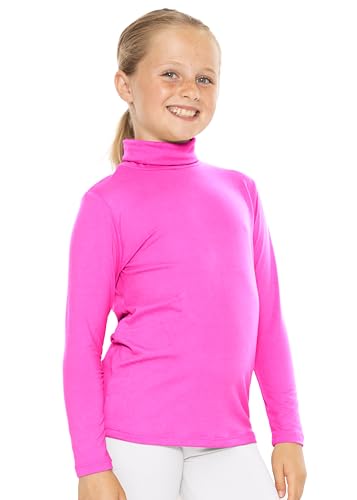 Image of STRETCH IS COMFORT Girl's Oh So Soft Long Sleeve Turtleneck | Youth Size 2-16