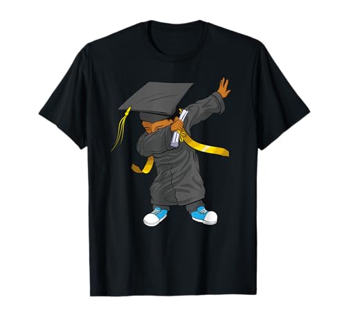 Kids Funny Boys Grad Gifts Dabbing Graduation Class Of 2025 T-Shirt