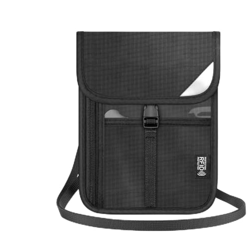 Pochette tour de cou voyage RFID Likesing pour explorer les villes sans stress