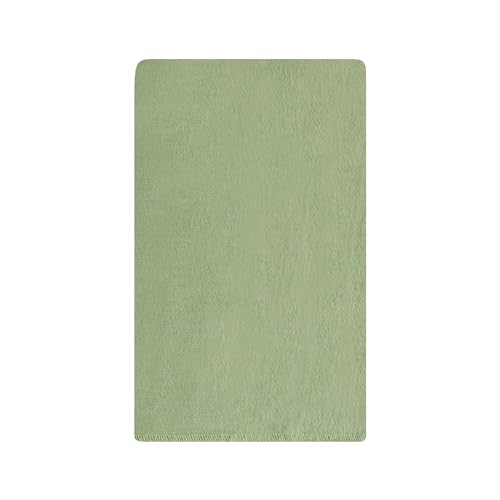 Image of Hudson Baby Unisex Baby Cotton Poly Flannel Burp Cloths, Eucalyptus 10-Pack, One Size