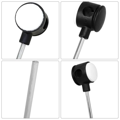 Martillos para percusión 2 piezas con cabeza de fieltro para bombo miniatura 6