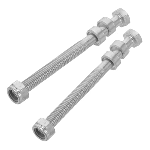 HOUDERCO 1セット 車椅子 ホイール ネジ キャスター 小 後輪 ステム 後輪 2個