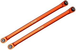 Axial 1/10 RBX10 Ryft 4WD Rock Bouncer AXI03005 Upgrade Parts Aluminum Rear Chassis Links Parts Tree - 2Pc Set Orange