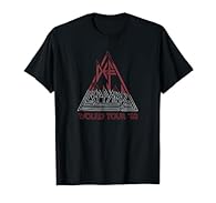 Rock band concert tour design. Part of the Official Def Leppard Collection by Def Leppard Lightweight, Classic fit, Double-needle sleeve and bottom hem