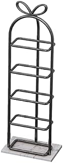 Shoe Rack 5-tier shoe rack, metal plant stand shoe storage rack, mini vertical children's shoe shelf, space saving, ideal for entrance living room bedroom Shoe Organizer (Color : Gold)