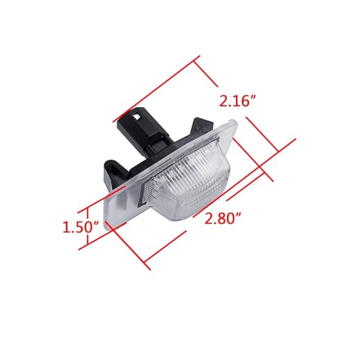 Luces de matrícula para coche Ford Escape 2001 a 2007 bombilla trasera OEM NC1051270A 5