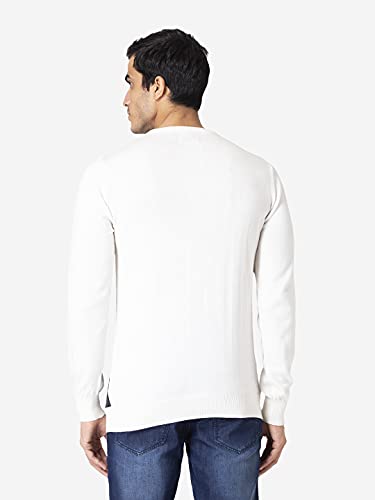 Image of Allen Cooper Colorblock Sweater for Men