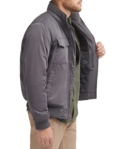 Image of DOCKERS Men's Quilted Lined Flight Bomber Jacket