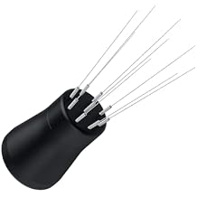 Normcore WDT Distribution Tool V2-9 Prong Espresso Distribution Tool - Needle Espresso Stirrer I 0.3mm Thick Spring Wires - Espresso Coffee Stirrer - Anodized Aluminum Handle