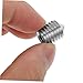 20pcs Stainless Steel Grub Screws with Cone Point Tapered End Socket Screws for Precision Use Industrial Furniture and Electronics