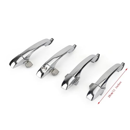 Poignée porte extérieure chromée 4589009AH pour rénovation Chrysler - 5