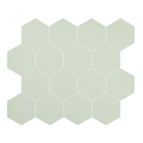 Sage Green Hexagon Self-Adhesive Tile