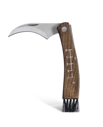 Foto von Sagaform 5017685 Pilzmesser im Segeltuchfutteral, Braun