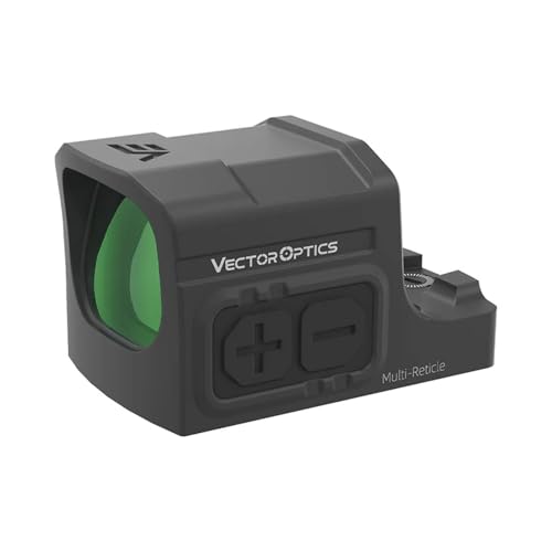 Vector Optics Frenzy-S 1x17x20 mini Aspherical Enclosed Green Dot Sight for Pistol | 3 MOA Red Dot & 34 MOA Circle & Crosshair | Compatible with RMSc/K Parallax-Free Auto Shut-Down IP67 SCRD-GM68