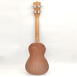 Saturey Ukulélé Ukulele Electro-Acoustique 24 Pouces Eq Ukulélé Type de Jeu Hollow Sculpté Modèle Modèle Musical… – Image 3