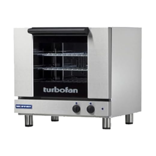 Moffat E23M3 Turbofan Electric Countertop Convection Oven, (3) 1/2 Size Sheet Pan Capacity