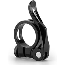 ROCKBROS Aluminum Bike Seat Post Clamp - 31.8/34.9mm Quick Release for 27.2-31.8mm Seat Tubes