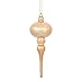 Vickerman 475546-8" Rose Gold Shiny Finial Christmas Tree Ornament (3 Pack) (N174558D)