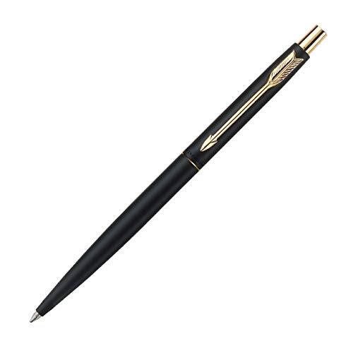 Parker duofold classic black gold trim ball pen Outlet