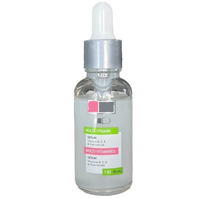 Multi-vitamin Face Serum enriched with Vitamin B, C, and E, and Niacinamide, 1 Fl Oz (Pack of 1)
