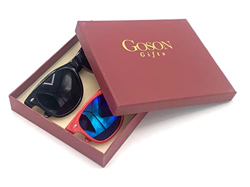 Image of Goson Designer Fashion Sunglasses For Men Women - UV400 Retro Sun Glasses