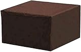 Funda para mesa de jardín al aire libre, tela Oxford 600D, impermeable, contra el viento, el sol, resistente a los rayos UV, cuadrada, para muebles de exterior, cubierta protectora para sillas, color