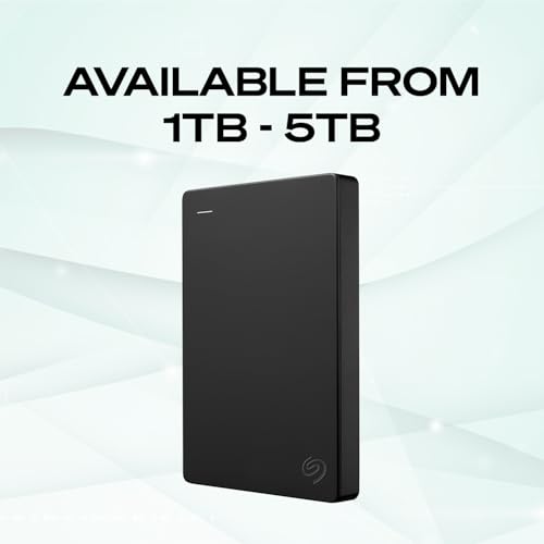 Image of Seagate Portable 1TB External Hard Drive HDD - USB 3.0 for PC, Mac, PlayStation, & Xbox, 1-Year Rescue Service (STGX1000400) , Black