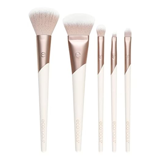 ECOTOOLS Kit De Pincéis Ecotools Luxe Natural Elegance 5 Peças