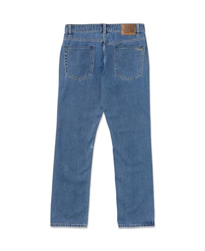 Image of Volcom Men's Solver Stretch Denim Jeans-Modern Fit Pant