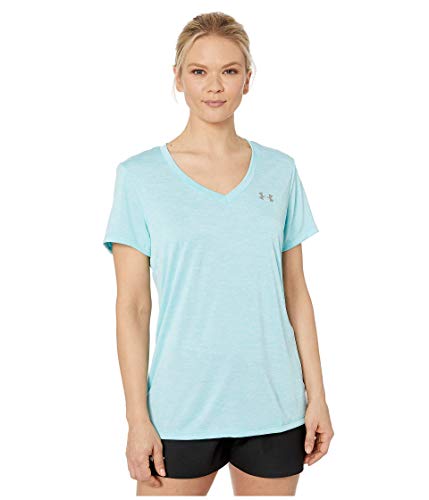 Image of Under Armour Womens Tech V-Neck Twist Short-Sleeve T-Shirt