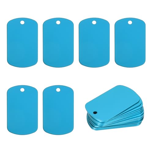 Étiquettes chien aluminium PATIKIL anti-perte et durables pour identification claire