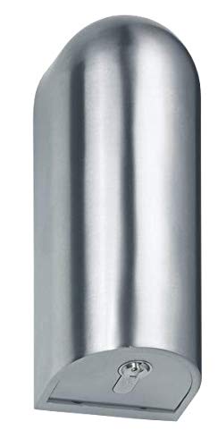 Kruse DienstleistungsSafe PZ - Edelstahl - für Aufputz-Montage - vorgerichtet für Halbzylinder - 194x80x65mm