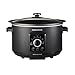 Price comparison product image Morphy Richards 3.5L Easy Time Slow Cooker, Automatic Heat Settings, Keep Warm Mode, Hob Proof, Countdown Indicator, Dishwasher Safe Pot, Matte Black, 460021