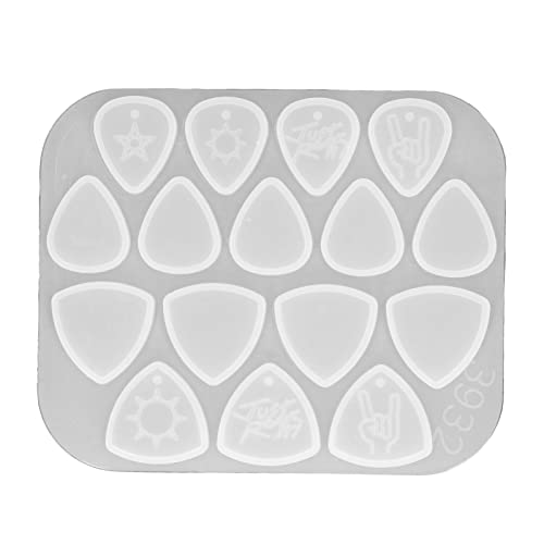 Qcwwy Médiators de Guitare Bricolage, Médiator de Guitare en Celluloïd Polyvalent Réutilisable de Moule en Silicone… - Les Beatles, Paul McCartney, John Lennon, RIngo Starr, George Harrison Qcwwy Médiators de Guitare Bricolage, Médiator de Guitare en Celluloïd Polyvalent Réutilisable de Moule en Silicone… – Image 7