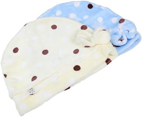 DOITOOL 2Pcs Flannel Postpartum Hat Portable Maternity Hat Adorable Sleep Hat Pregnant Woman Accessory
