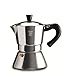 Ghidini Cipriano S.R.L. 1033200 Caffettiera, 6 Cups, Acciaio Inossidabile, Alluminio