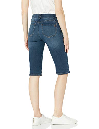 Democracy Womens Bermuda Short, "Ab"Solution 13" Short Jeans, Authentic Blue, 10 Us #TOP1