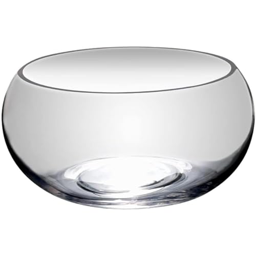 otoye 金魚鉢 丸型金魚鉢 花瓶 フラワーベース ガラス 透明 テーブル アクアリウム ボウル 観葉植物 大容量 おしゃれ インテリア 容器 オブジェ テラリウム (直径25cm)