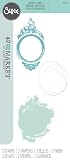 Sizzix Warstwowe przezroczyste znaczki - Artsy Regal Frame od 49 i Market
